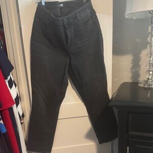 PAIGE Women’s Dark Gray Straight Jeans